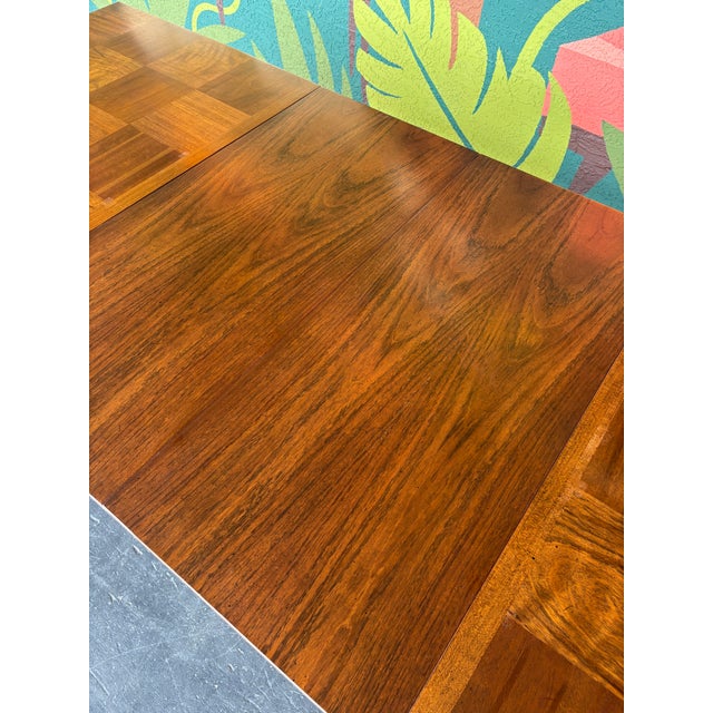 Lane Staccato Brutalist Dining Table For Sale In Tampa - Image 6 of 8