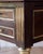 French Louis XVI-Style Double-Sided Wood and Brass Bureau Plat with Leather Top For Sale - Image 3 of 13