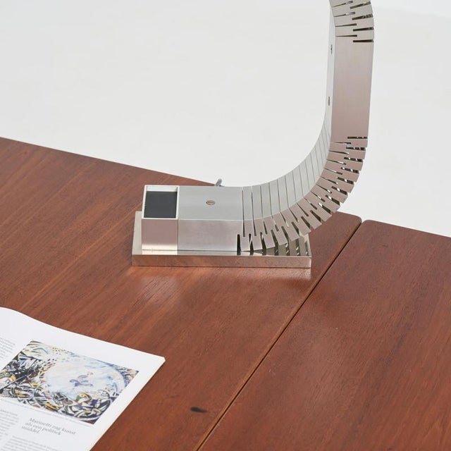 Aluminum Lamp attributed to Serge Mouille, 1950s For Sale - Image 6 of 11