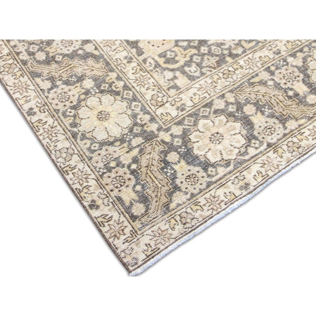 Transitional 1940s Persian Tabriz Rug For Sale - Image 3 of 5