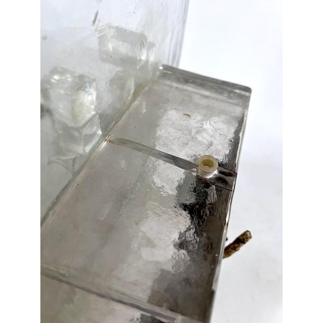 Poliarte Mid-Century Murano Glass Wall Light by Albano Poli for Poliarte, Italy ,1970s For Sale - Image 4 of 14