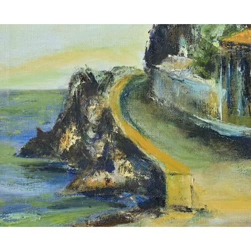 Oil on canvas realized by Pino Romanò (1934) in 1998. Hand signed. Titled and dated on rear. Very good condition. This...