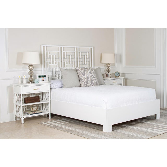 Transform your bedroom into a serene coastal retreat with the Ohana bed, a perfect blend of modern design and natural...