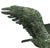 Mid 20th Century Monumental 20th Century Chinese Spinach Jade Carved Eagle on Naturalistic Base For Sale - Image 5 of 11