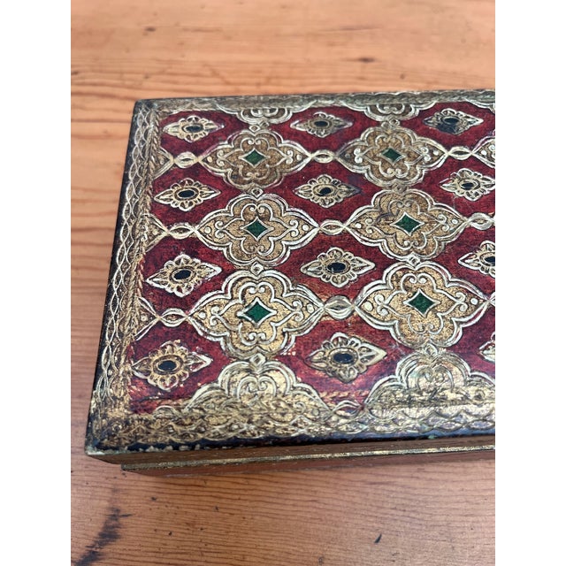 Italian Florentine Glove Box For Sale In San Francisco - Image 6 of 12