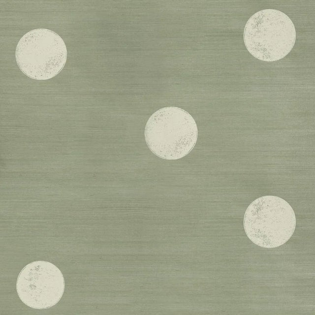 Schumacher X Backdrop Monte Carlo Sisal 2 Panel Set In Seaglass For Sale