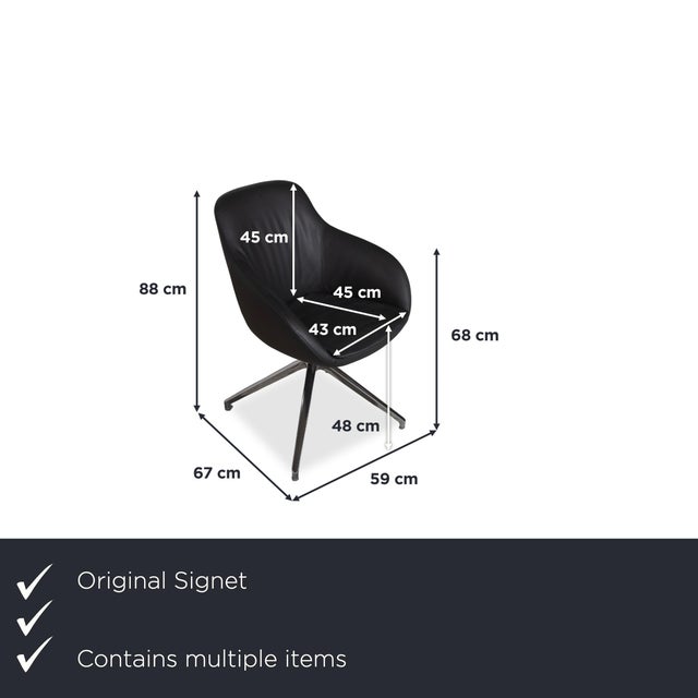 This set consists of four matching leather chairs and a coordinating footstool. with the Signet Mailo, you bring genuine...