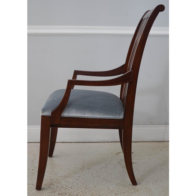 Traditional Set of 6 Ethan Allen Avenue Collection Dining Chairs For Sale - Image 3 of 18