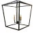 Currey & Co. Modern Black Textured Metal Large Denison Lantern For Sale