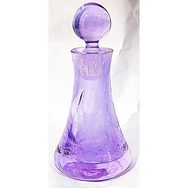 1970s 1970s Glass Perfume Bottle by Caithness For Sale - Image 5 of 5