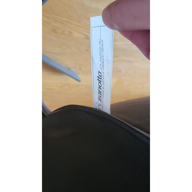 Hillroad Lounge Chair in Brown Leather by Christophe Pillet for Zanotta, Italy, 1990s For Sale - Image 13 of 16