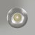 Italian Modern Round Base Pendant in Aluminum with White Glass Band, 1970s For Sale - Image 4 of 18