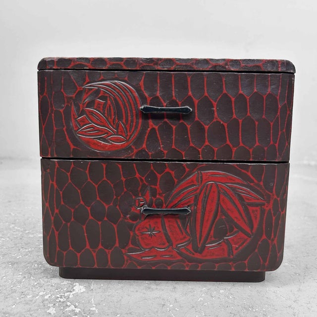 Kamakura Bori Haribako Bamboo Sewing Box, Japan, 1960s For Sale - Image 9 of 9