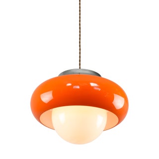 Space Age Orange Best Pendant from Guzzini, 1970s For Sale
