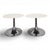 White Space Age Style Tulip Tables, Set of 2 For Sale - Image 8 of 8