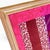 Contemporary Framed Schumacher Guépard Stripe Velvet Textile Art For Sale - Image 4 of 6