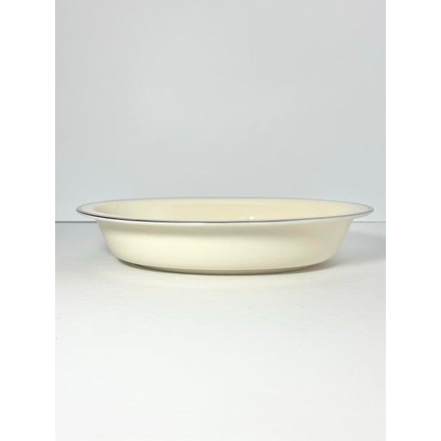 Ceramic 1980s Lenox “Montclair” Bone China Oval Serving Bowls - a Pair For Sale - Image 7 of 9