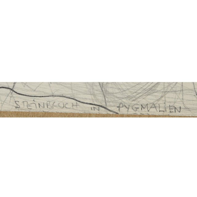 Armin Sandig, Quarry in Pygmalien, 1976, Crayon & Pencil For Sale - Image 3 of 9