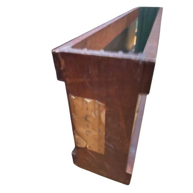 Vintage John Widdicomb Mid-Century Modern Petite Drop-Leaf Dining Table, Seats 10, Four Leaves With Original Storage Box For Sale - Image 9 of 12