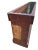 Vintage John Widdicomb Mid-Century Modern Petite Drop-Leaf Dining Table, Seats 10, Four Leaves With Original Storage Box For Sale - Image 9 of 12