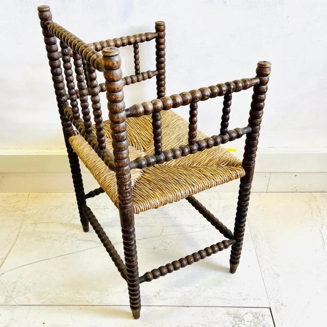 Wood Dutch Elm Bobbin Chair For Sale - Image 7 of 9