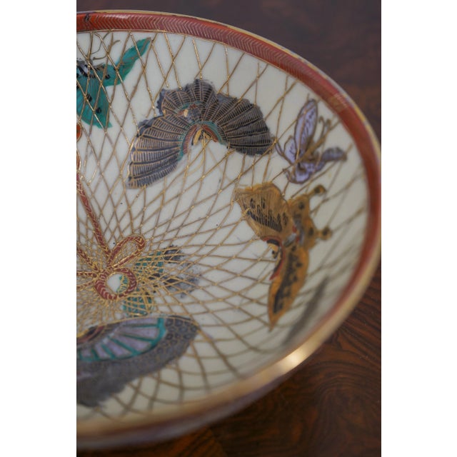 Chinese Vintage Porcelain Decorated Bowl For Sale In Philadelphia - Image 6 of 8