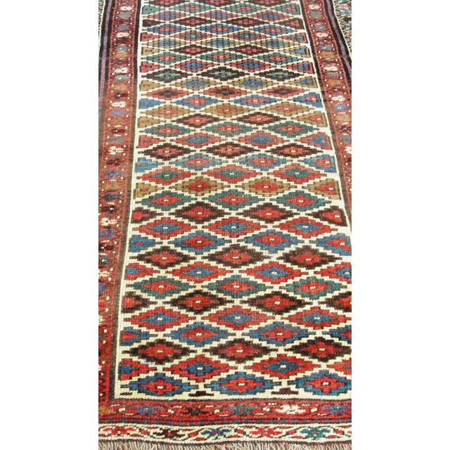 3'2" X 6'6"Antique Northwest, Kurdish Oriental Rug,, #17082 For Sale - Image 4 of 10