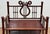 Antique Mahogany Lyre Motif Bookshelf Etagere For Sale - Image 9 of 11