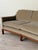 Mid-Century Curved Sofa in Sage Green Graphic Cut Mohair For Sale - Image 10 of 12