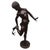 Italian Bronze Boy with Crab Figural Garden Sculpture For Sale - Image 12 of 12