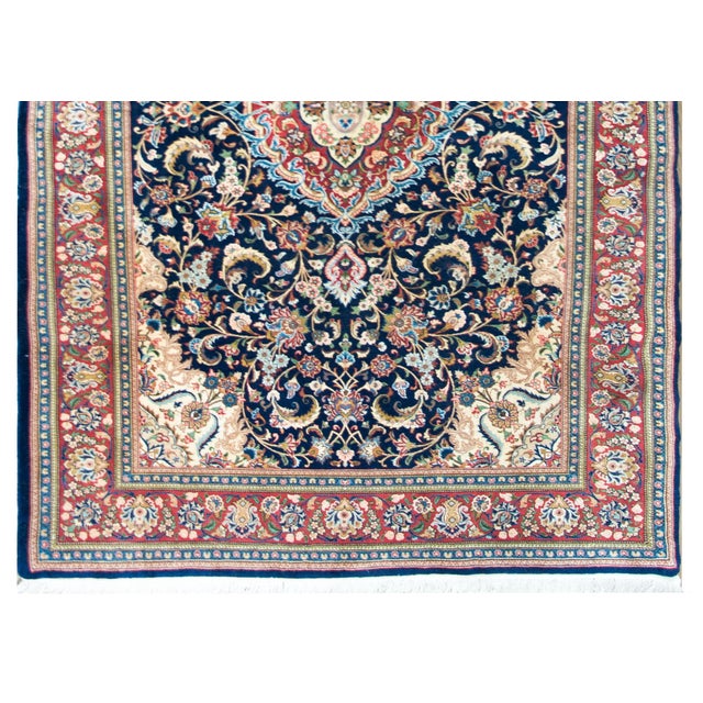 Vintage Persian Kashan Rug For Sale - Image 12 of 16
