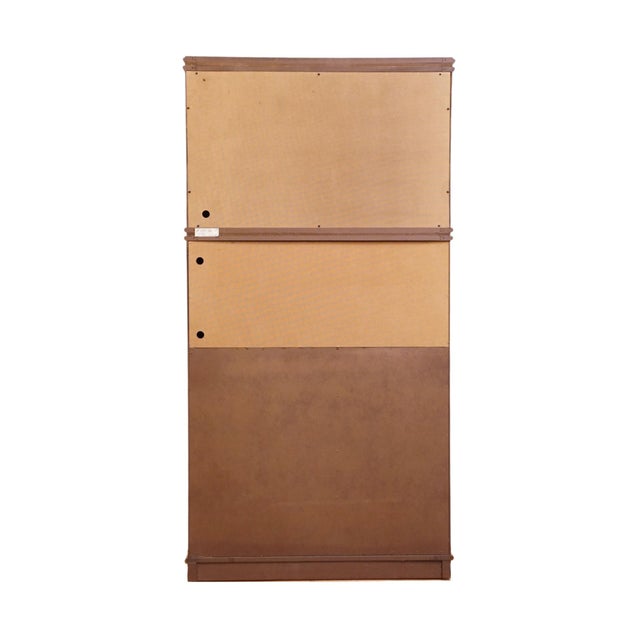 Thomasville Furniture Agenda Collection Solid Walnut MCM Mid Century Modern 40" Armoire 23411-340 For Sale - Image 12 of 14