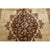 1940s ScattIer Ivory Medallion Diamond Antique Qum Silk Handknotted Wool Rug For Sale - Image 4 of 6