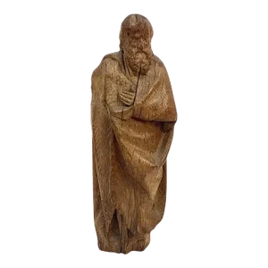 17th Century German Carved Oak Religious Sculpture
