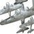 Postmodern Brush Steel Airplane Fighter Plane Wall Sculpture by Artisan House For Sale - Image 9 of 11