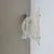 Large Vintage Hollywood Regency Ice Glass Wall Light Made from Kalmar Lights, 1970 For Sale - Image 12 of 18