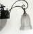 Antique French Art Nouveau Wrought Iron and Glass 4-Light Chandelier, 1930s For Sale - Image 14 of 14