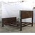 Complete King Size Bed Constructed From an Antique Painted Teakwood Gujarati Door and Pillars For Sale - Image 10 of 10
