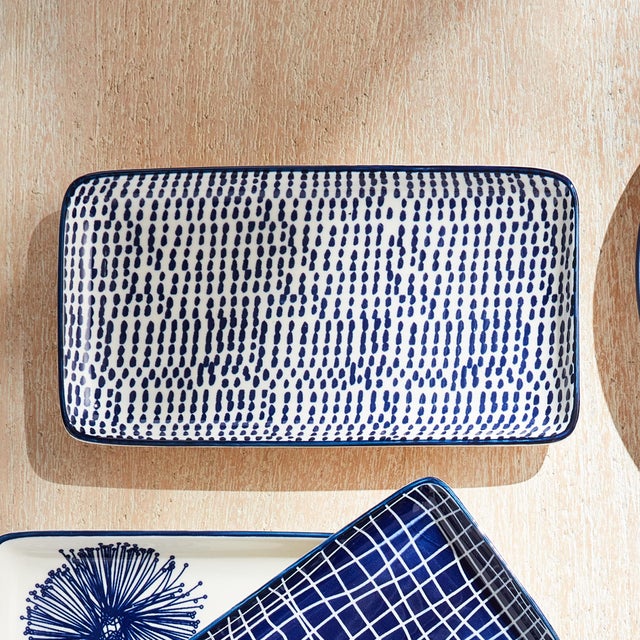 Early 21st Century Stria Speckled 8" Trays, Set Of 4 For Sale - Image 5 of 5
