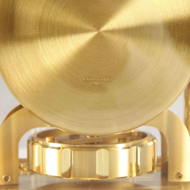 Atmos Clock with Black Dial by Jaeger LeCoultre, 1965 For Sale - Image 12 of 15