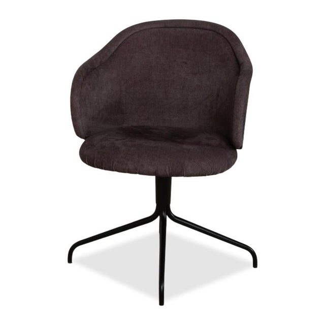 Fabric Ona Chairs with Brown and Grey Pattern from Freifrau, Set of 4 For Sale - Image 4 of 18