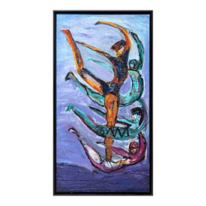 Graciela Cassel Dancers Oil on Canvas