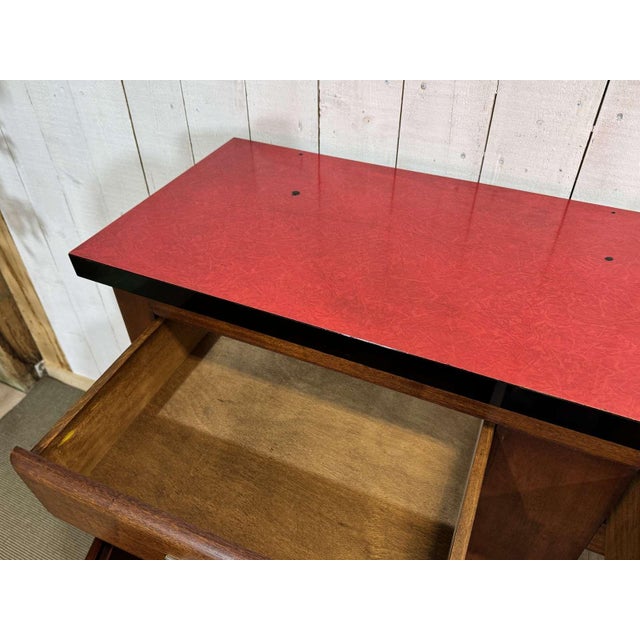 Mahogany Bistro Cabinet with Formica Top, 1950s For Sale - Image 16 of 18