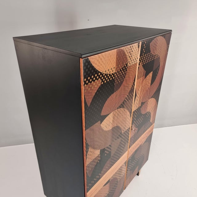 Wood Vintage Wardrobe in Beech, 1970s For Sale - Image 7 of 14