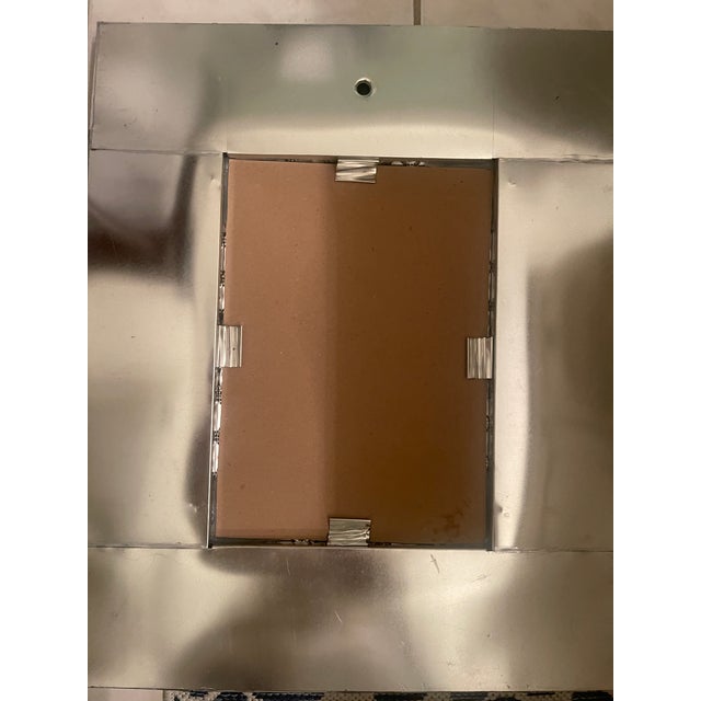 Mexican Mexican Blue/Silver Mirror For Sale - Image 3 of 11