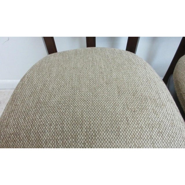 Pair Stanley Furniture Window Back Dining Room Side Chairs For Sale - Image 11 of 11