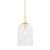 Hudson Valley Lighting Belleville 10 in. 1 Light Pendant in Aged Brass Finish For Sale
