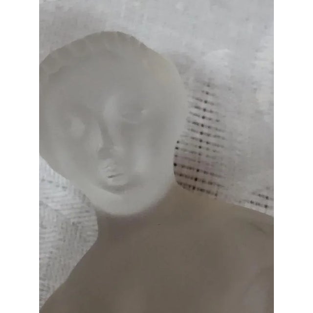 Glass Wood Nymph Statuette in Opalescent Glass by Rene Lalique, France, 1960 For Sale - Image 7 of 10