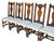 Set of Six Antique American Primitive Dining Side Chairs.