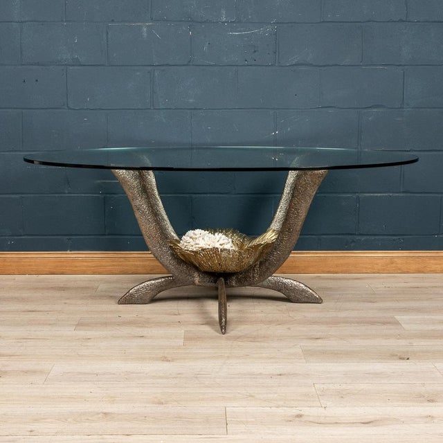 1970s Vintage French Dining Table by Jacques Duval Brasseur, 1970 For Sale - Image 5 of 18